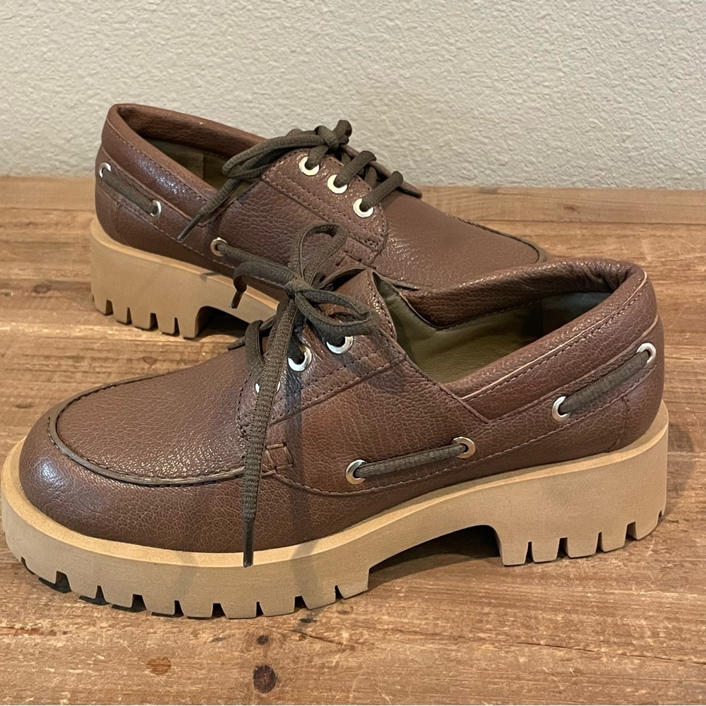 Bruno Premi Lug Sole Loafer in Kaki - Size 36